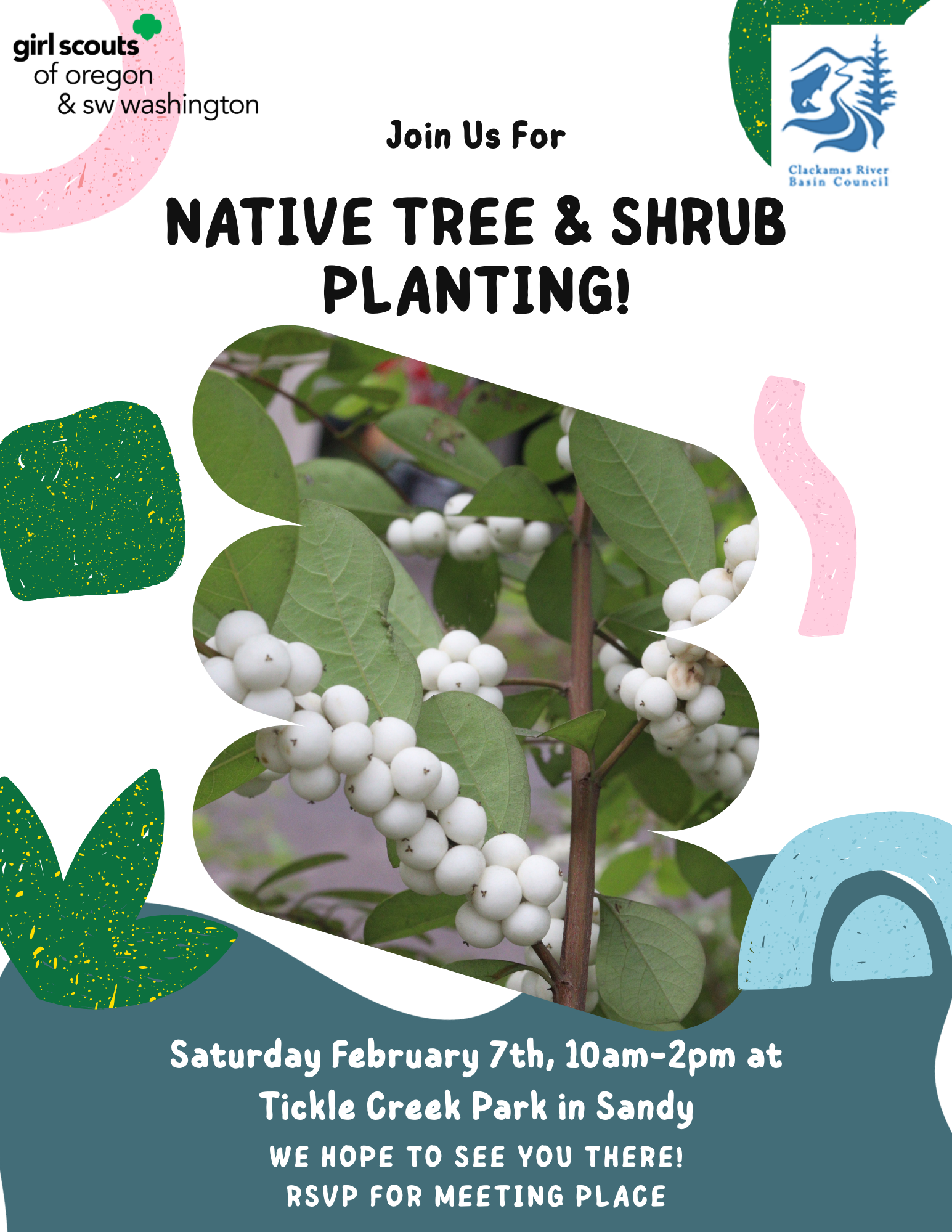 Tree Planting at Tickle Creek! Round