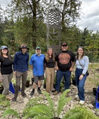 Indigenous Art Installed on the Clackamas